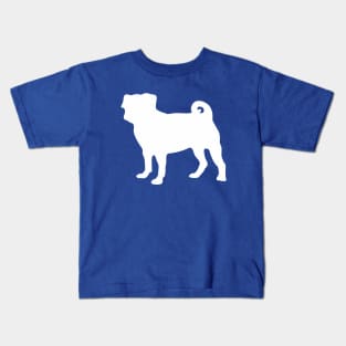 White Pug Kids T-Shirt